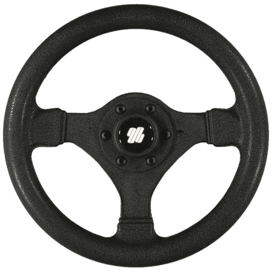 V45 Black Thermoplastic Steering Wheel Ø280mm V-45 PIECESBATEAUX.COM