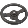 V45 Black Thermoplastic Steering Wheel Ø280mm V-45 PIECESBATEAUX.COM