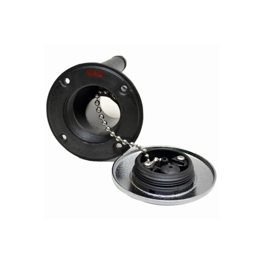 Tappo per bocchettone benzina ventilato diritto PERKO 38 mm 23500165 PIECESBATEAUX.COM