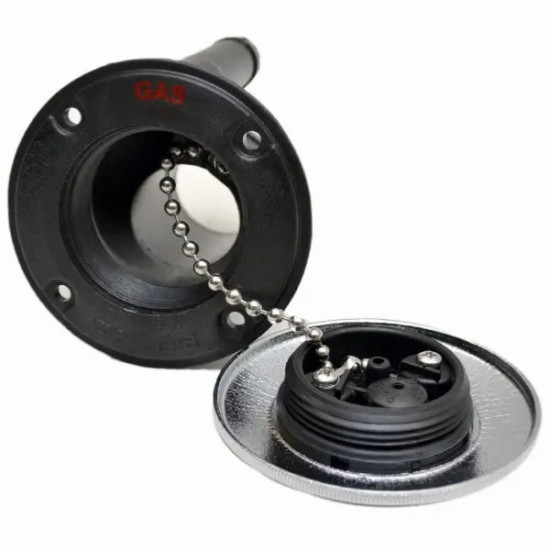 Tappo per bocchettone benzina ventilato diritto PERKO 38 mm 23500165 PIECESBATEAUX.COM