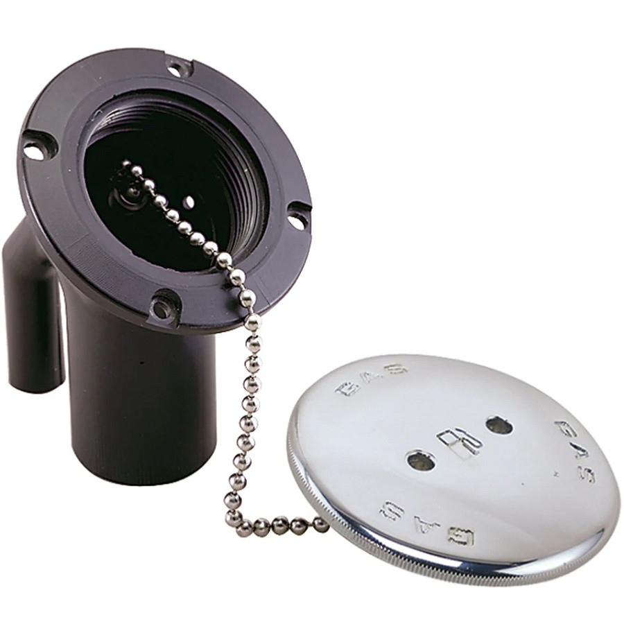 Tappo per bocchettone benzina PERKO 38 mm, con tappo GS31140 PIECESBATEAUX.COM