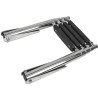 Scala telescopica in acciaio inox a 4 gradini pieghevole 40250329 PIECESBATEAUX.COM