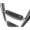 Echelle Télescopique Inox 4 Marches Rabattable 40250329 PIECESBATEAUX.COM