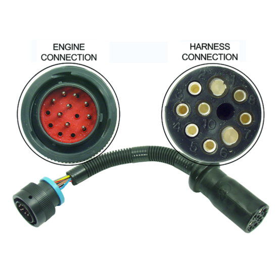 Adaptador de cable MERCURY de 10 pines hembra a 14 pines macho 866337T01 PIECESBATEAUX.COM