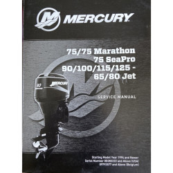 Manual de servicio MERCURY 65 a 125 Cv 2-Tiempos 8M0127990 PIECESBATEAUX.COM