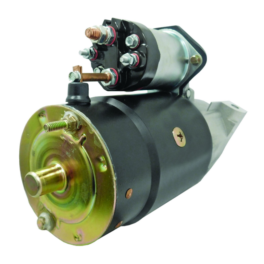 MERCRUISER, OMC, VOLVO Starter mit 9 Zähnen, gerader Schraube 23915903 PIECESBATEAUX.COM