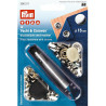 Kit de 10 botones de presión de 15 mm de diámetro para atornillar + herramienta 390211--VDM PIECESBATEAUX.COM