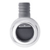 Passe-Coque coudé 38mm avec clapet PVC 09121045 PIECESBATEAUX.COM
