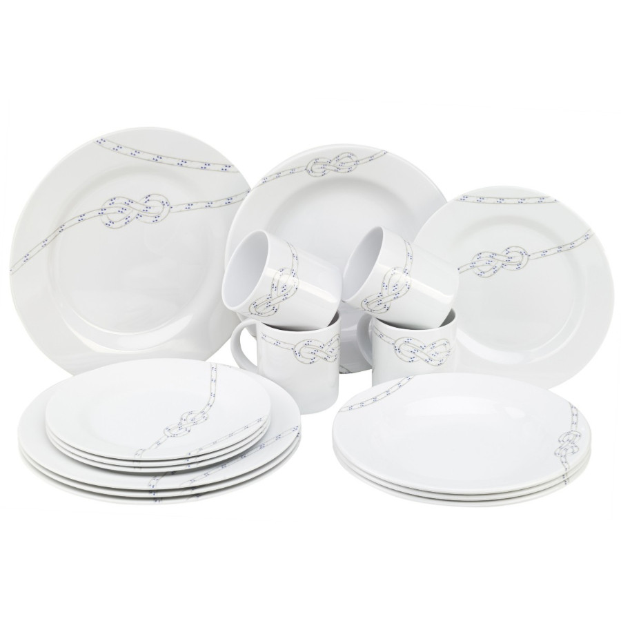 Vajilla Bateau Melamine Premium Pacific 16 piezas 5261010 PIECESBATEAUX.COM