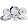 Geschirr Bateau Melamine Premium Marina 16 Stück 5280489 PIECESBATEAUX.COM