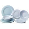 Vaisselle Bateau Melamine Premium Atoll 12 pièces 5242235 PIECESBATEAUX.COM