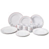 Vaisselle Bateau Melamine Premium Coral 16 pièces 5241016 PIECESBATEAUX.COM