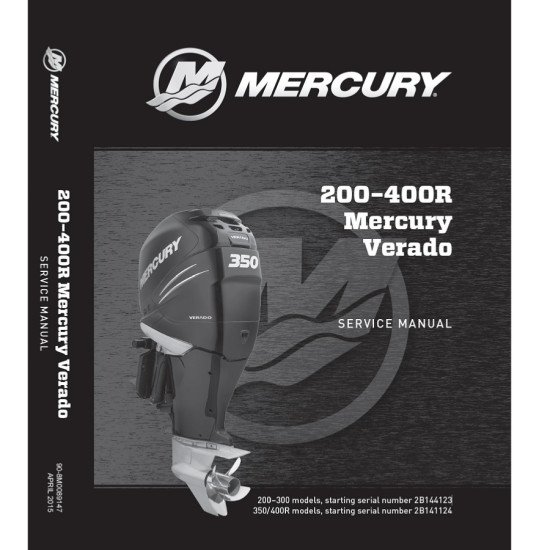 Manuale di servizio MERCURY VERADO L6 8M0133008 PIECESBATEAUX.COM