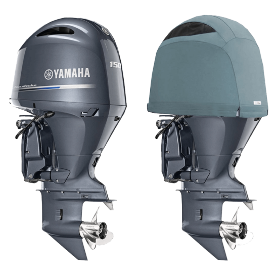 Funda ventilada para motor YAMAHA F150 a F200 OCEY10V PIECESBATEAUX.COM