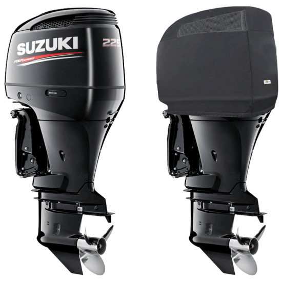 SUZUKI DF200, DF225, DF250 ventilated engine cover OCES05V PIECESBATEAUX.COM