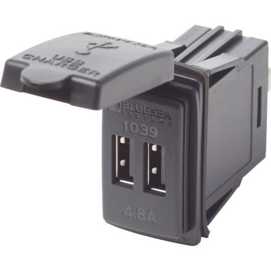Presa di ricarica doppia USB 4,8 A BS-1039 PIECESBATEAUX.COM