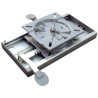Piastra girevole con guida per sedile da barca 90700296 PIECESBATEAUX.COM