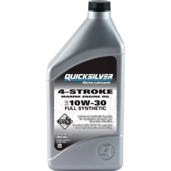 Olio fuoribordo 4-Tempi QUICKSILVER 10W30 (1L) completamente sintetico 8M0180936---8M0206997 PIECESBATEAUX.COM