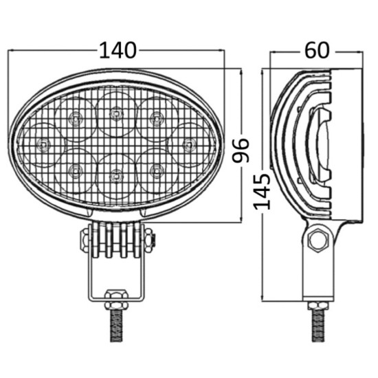 8x3W LED deck floodlight 13.321.03 PIECESBATEAUX.COM