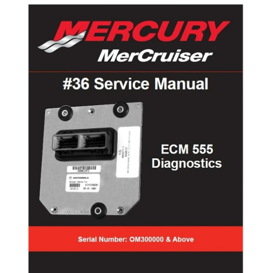 Servicehandbuch MERCRUISER ECM 55 8M0160555 PIECESBATEAUX.COM