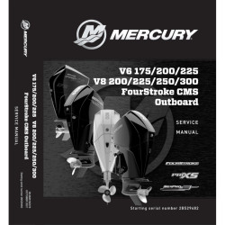 Manual de servicio MERCURY V6 3.4L y V8 4.6L CMS 8M0182078 PIECESBATEAUX.COM