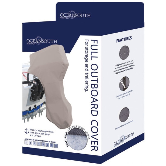 Copertura integrale per motore fuoribordo da 200 a 300 CV OCEMA0759 PIECESBATEAUX.COM