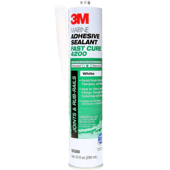 Stucco Colla Poliuretano 3M 4200FC - Bianco 300ML 18300410 PIECESBATEAUX.COM