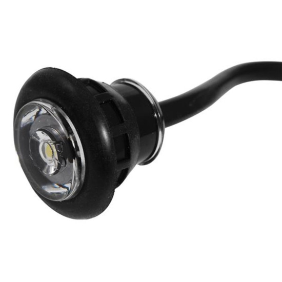 Lampe de courtoisie LED Blanc diam 25 12/24V 0.25W 90863171 PIECESBATEAUX.COM