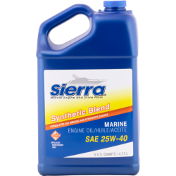 Olio 4 Tempi 25W40 Semi Sintesi SIERRA (4,73 l) 18-9440-4 PIECESBATEAUX.COM