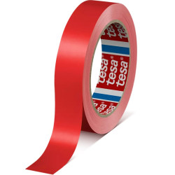 Cinta adhesiva de enmascarar TESA roja 62204 25 mm x 66 m 406004 PIECESBATEAUX.COM