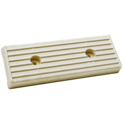 Patín de remolque blanco 300x100x40 mm 13710 PIECESBATEAUX.COM