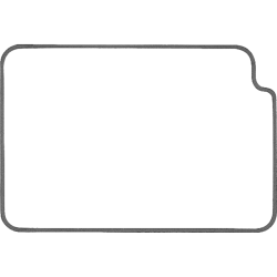 Intake Cover Gasket MERCURY 135-200Cv V6 2-Stroke Carbu 672751 PIECESBATEAUX.COM