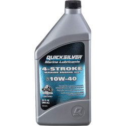 Aceite QUICKSILVER 10W40 para fuerabordas de 4-Tiempos (1L) 8M0180933 PIECESBATEAUX.COM