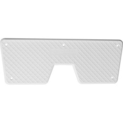 Placa protectora de plástico blanco para el cuadro de popa CER-6025 PIECESBATEAUX.COM