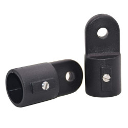 Raccordo femmina tubo bimini nylon nero diam. 22 (x2) GS72231--44250771*2 PIECESBATEAUX.COM