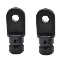 Conector macho tubo bimini nylon negro diámetro 19 (x2) GS72233--44250766 PIECESBATEAUX.COM