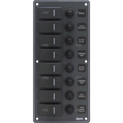 Quadro elettrico 8 interruttori antracite 65000812--IMN PIECESBATEAUX.COM