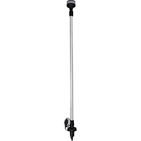 Faro de fondeo blanco 360° extraíble y telescópico 860-1520 mm 43251377 PIECESBATEAUX.COM