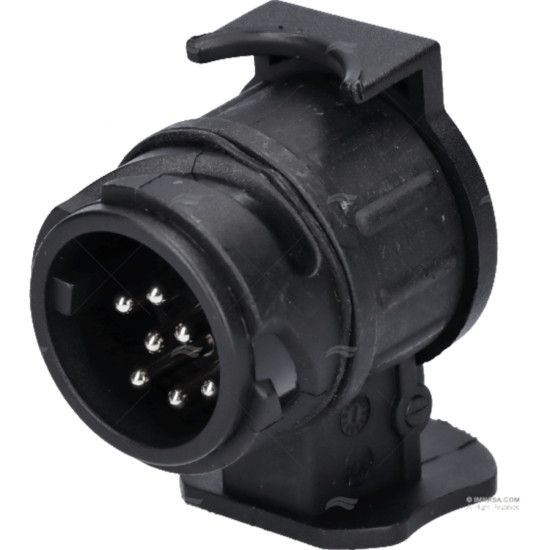 Adattatore ABS 13 pin maschio / 7 pin femmina compatto 90800342 PIECESBATEAUX.COM