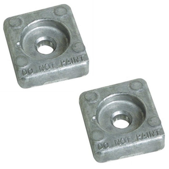 Anodo Piastra per HONDA BF8D a BF50D (venduto in coppia) 41106-ZW9-000 PIECESBATEAUX.COM
