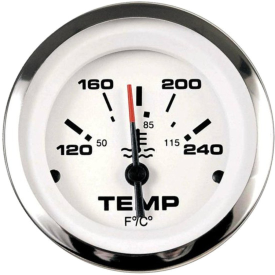 Indicador de temperatura del agua 120-240 °F (Lido Pro) 59654FE PIECESBATEAUX.COM