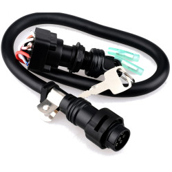 YAMAHA 50, 60, 70Hp 2-Stroke 7-pin Key Switch REC6H3-82510-03 PIECESBATEAUX.COM
