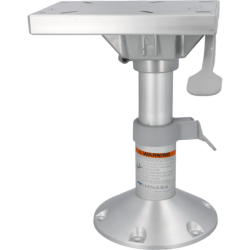 Piedistallo per sedie da 350 a 470 mm con piastra girevole con guida 90700443 PIECESBATEAUX.COM
