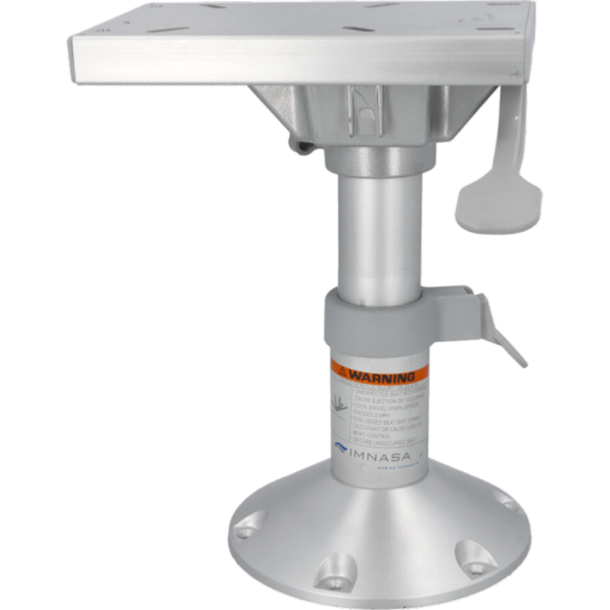Pie de asiento de 350 a 470 mm con placa giratoria con deslizamiento 90700443 PIECESBATEAUX.COM