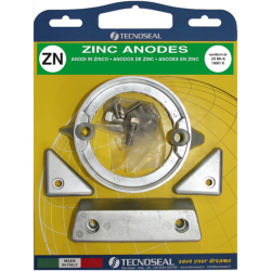Kit ánodos de zinc VOLVO pies 290C DUO PROP TENKITVOLVODP290-C PIECESBATEAUX.COM