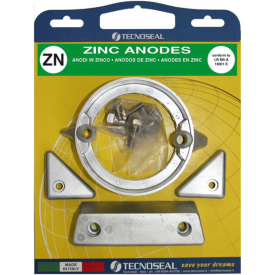 VOLVO Zinc Anode Kit 290C DUO PROP Gearcase TENKITVOLVODP290-C PIECESBATEAUX.COM