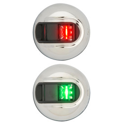 Kit di 2 luci di navigazione a LED in acciaio inox Attwood NV3012SS-1 90830121 PIECESBATEAUX.COM