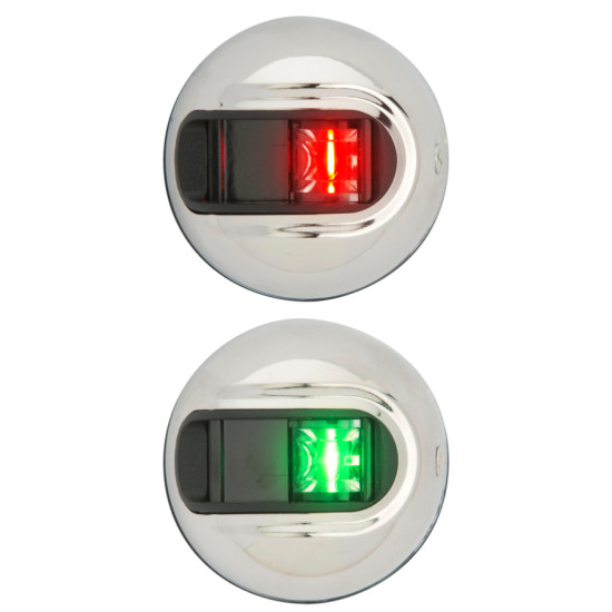 Set mit 2 LED-Navigationslichtern aus Edelstahl Attwood NV3012SS-1 90830121 PIECESBATEAUX.COM