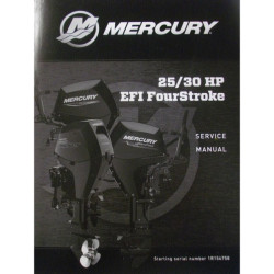 Manual de servicio MERCURY 25 y 30 Cv 4-Tiempos EFI (a partir de 2022) 8M0186413 PIECESBATEAUX.COM