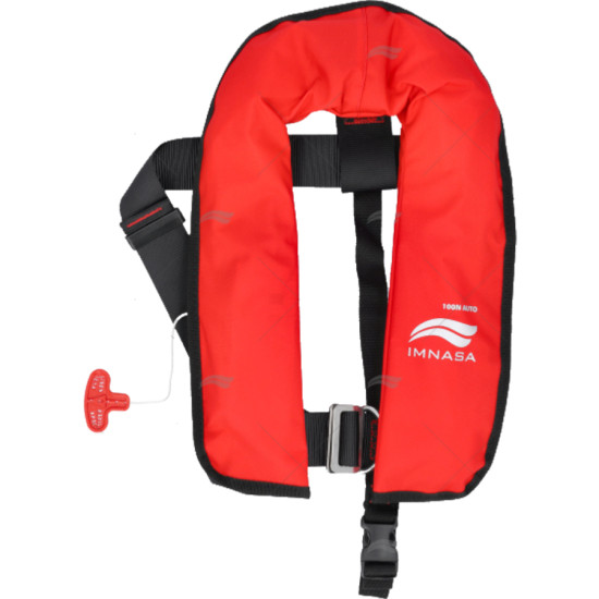 Junior Automatic Inflatable Life Jacket 100N 90250502 PIECESBATEAUX.COM